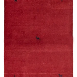 Gabbeh Teppich - Indus - 180 x 120 cm - bordeauxrot