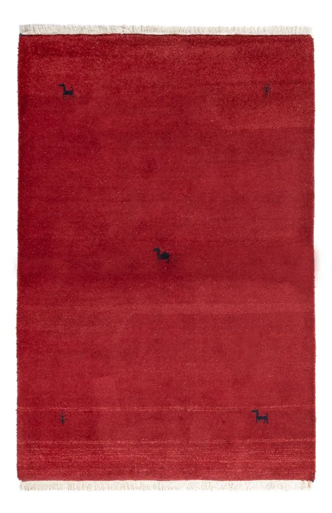 Gabbeh Teppich - Indus - 180 x 120 cm - bordeauxrot