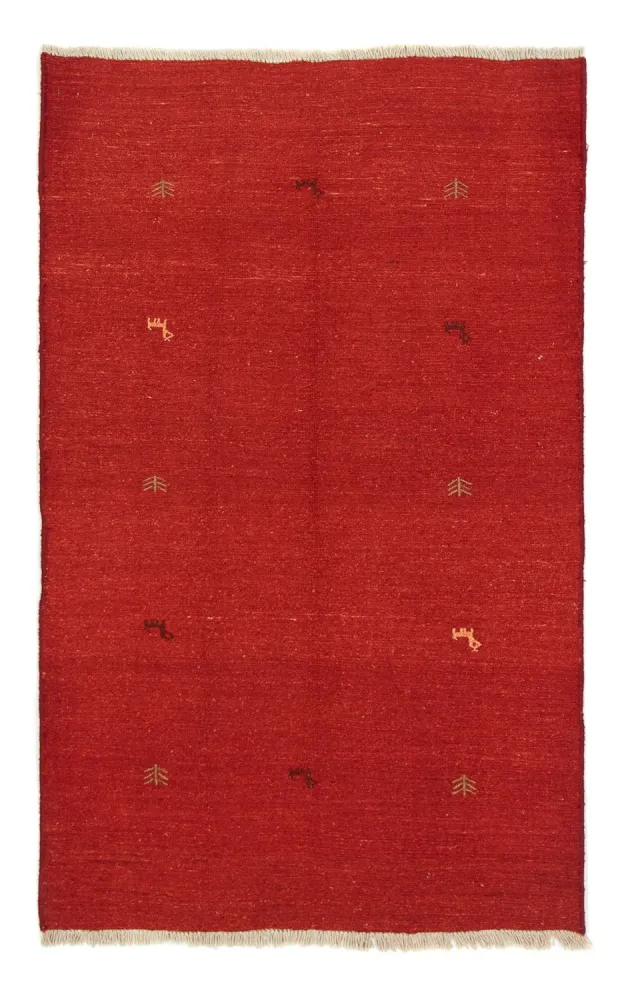 Gabbeh Teppich - Indus 180 x 120 cm - rot