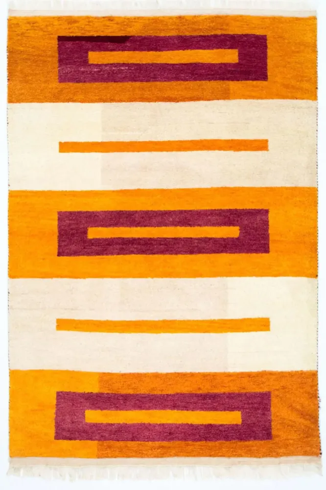 Gabbeh Teppich - Indus 197 x 140 cm - mehrfarbig