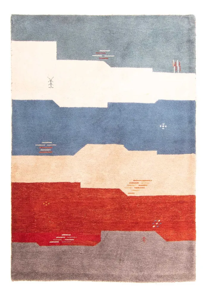 Gabbeh Teppich - Indus 200 x 140 cm - mehrfarbig