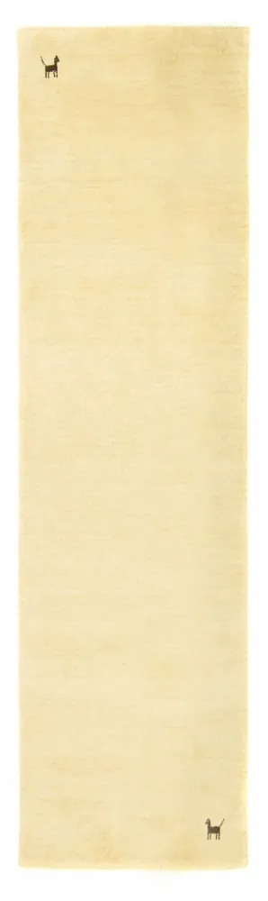 Gabbeh Teppich - Indus 200 x 80 cm - beige