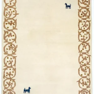 Gabbeh Teppich - Indus 228 x 155 cm - beige