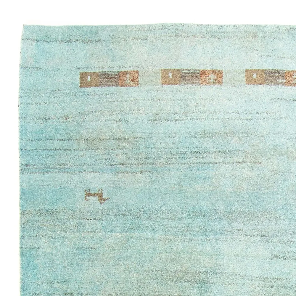 Gabbeh Teppich - Indus 237 x 170 cm - hellblau