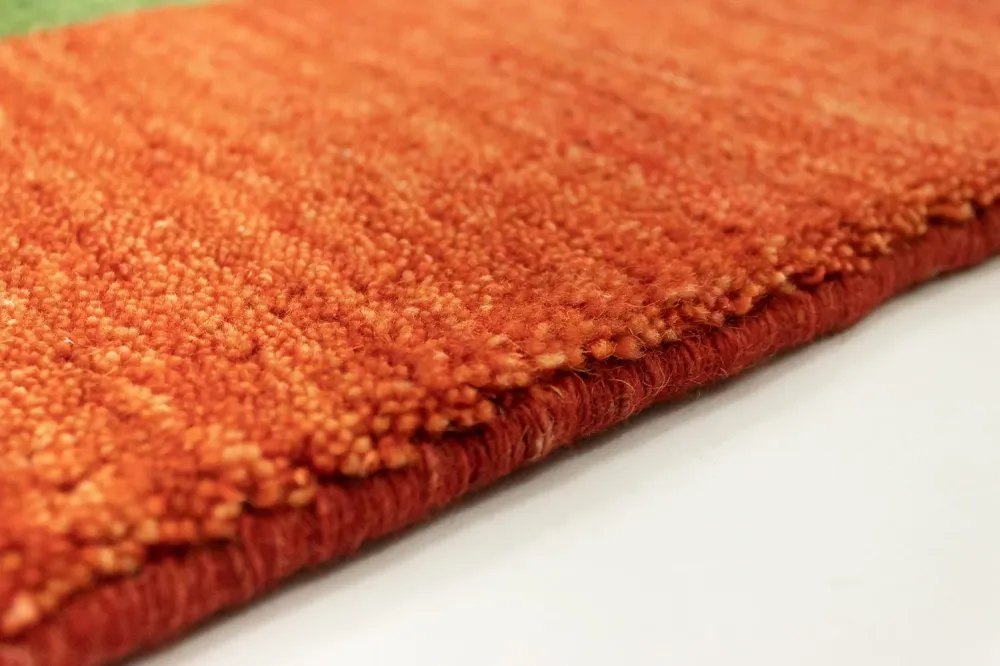 Gabbeh Teppich - Indus 300 x 250 cm - grün