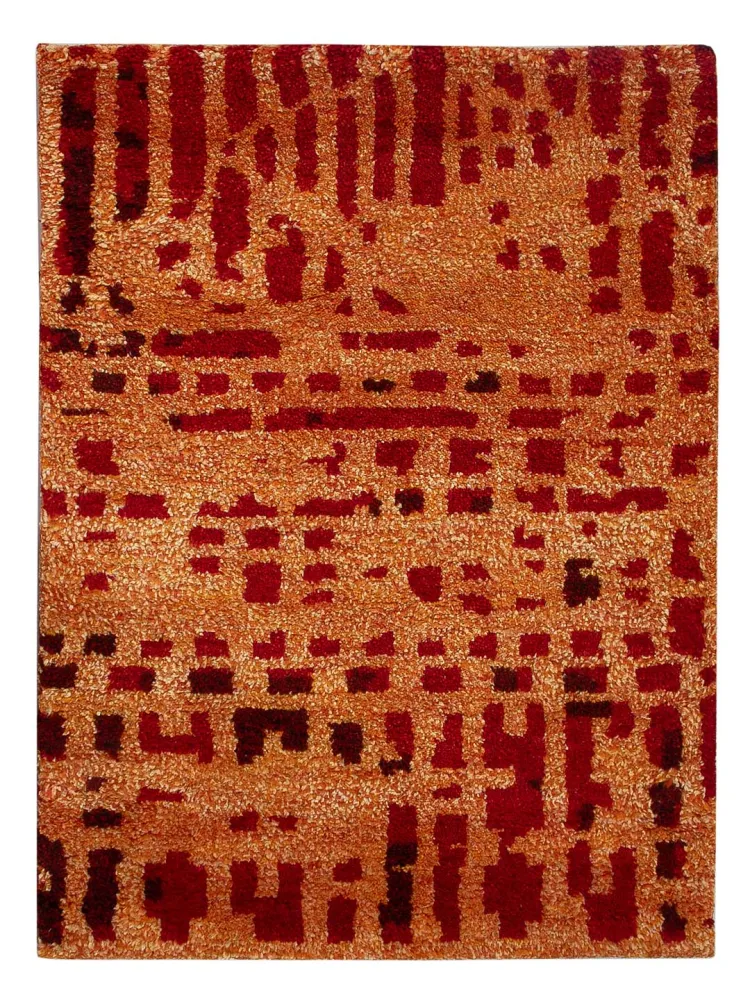 Gabbeh Teppich - Indus - 90 x 60 cm - rost