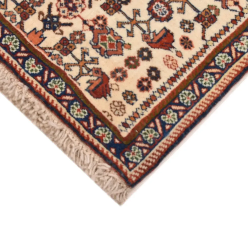 Gabbeh Teppich - Kaschkuli Perser - 60 x 40 cm - beige