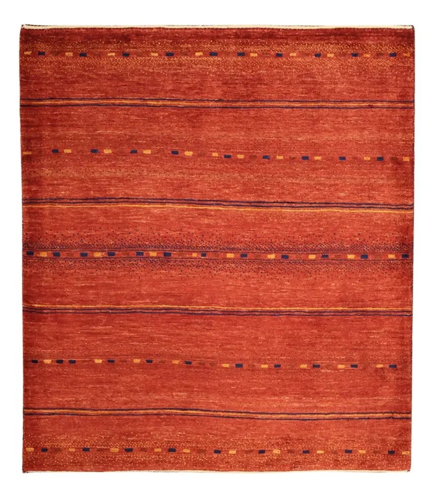 Gabbeh Teppich - Kaschkuli Perser quadratisch - 112 x 102 cm - mehrfarbig