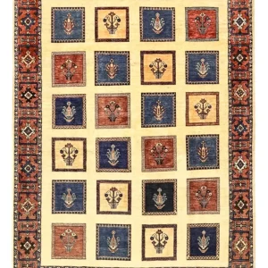 Gabbeh Teppich - Kaschkuli Perser - Royal - 205 x 152 cm - mehrfarbig