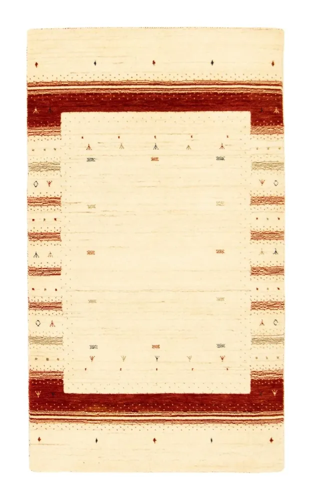 Gabbeh Teppich - Loribaft Indus 160 x 91 cm - beige