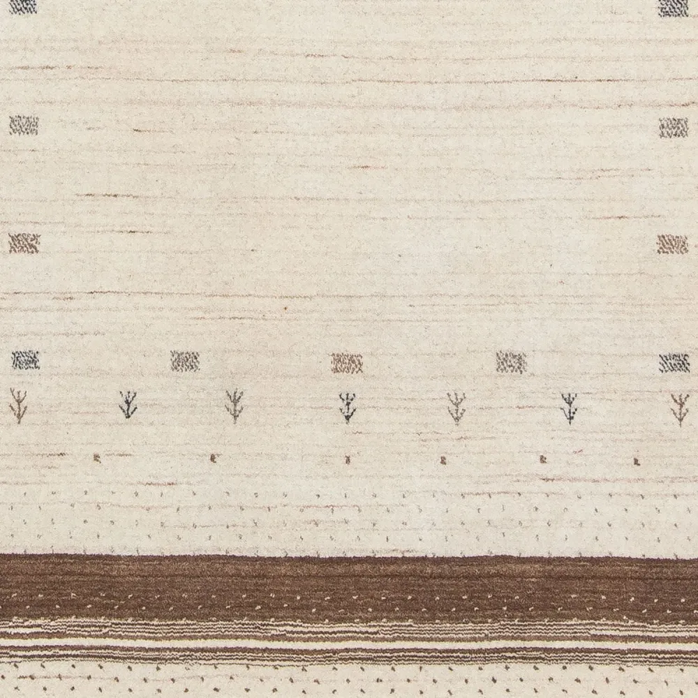 Gabbeh Teppich - Loribaft Indus 200 x 143 cm - beige
