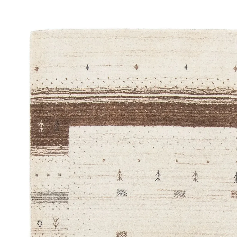 Gabbeh Teppich - Loribaft Indus 200 x 143 cm - beige