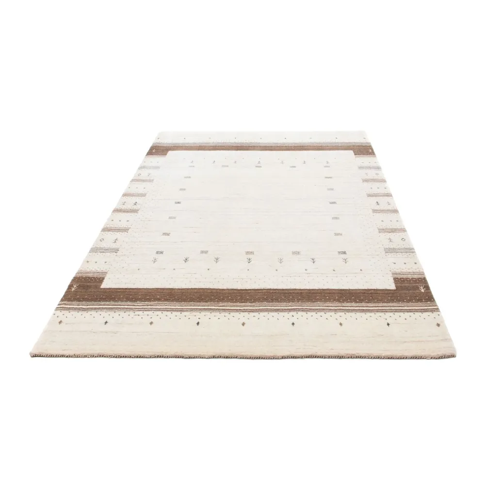 Gabbeh Teppich - Loribaft Indus 200 x 143 cm - beige