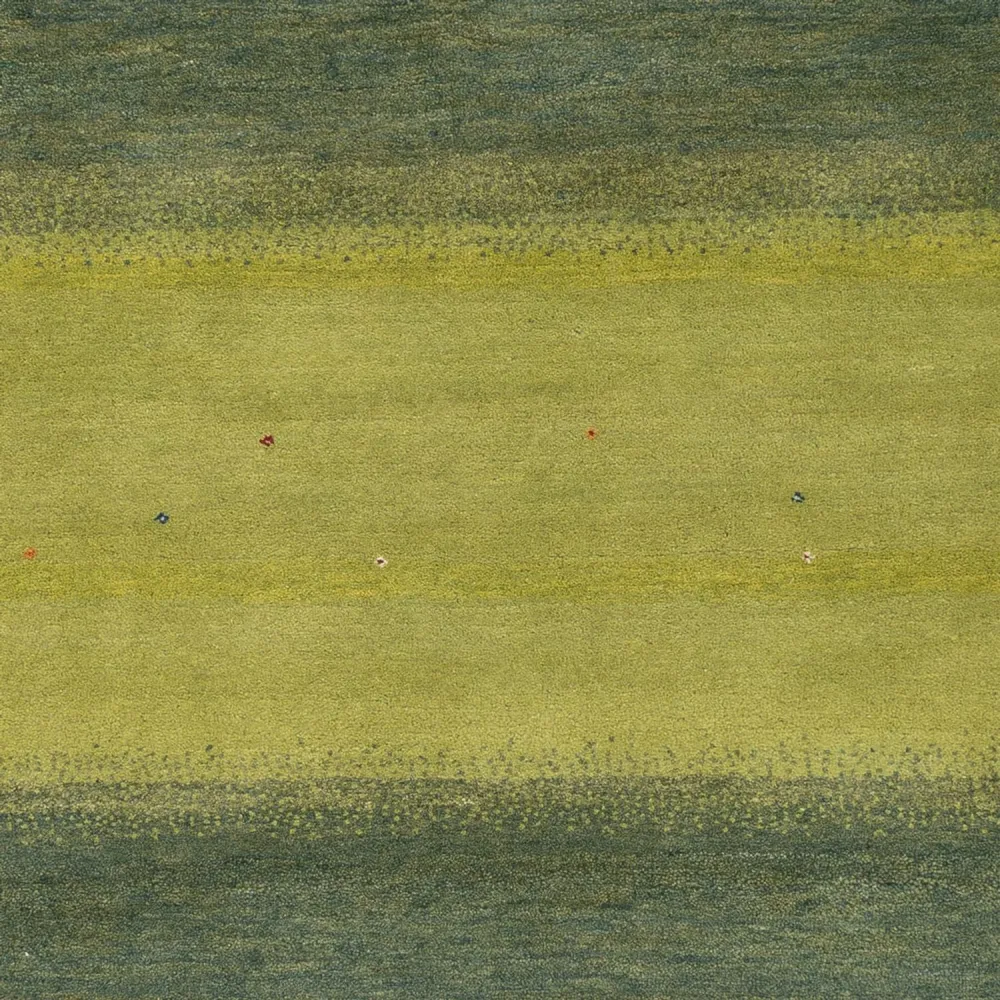 Gabbeh Teppich - Loribaft Indus - 240 x 170 cm - grün