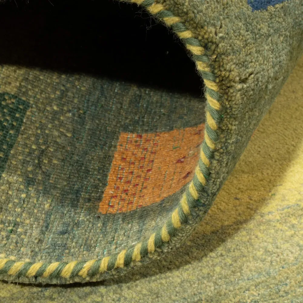 Gabbeh Teppich - Loribaft Indus - 240 x 170 cm - grün