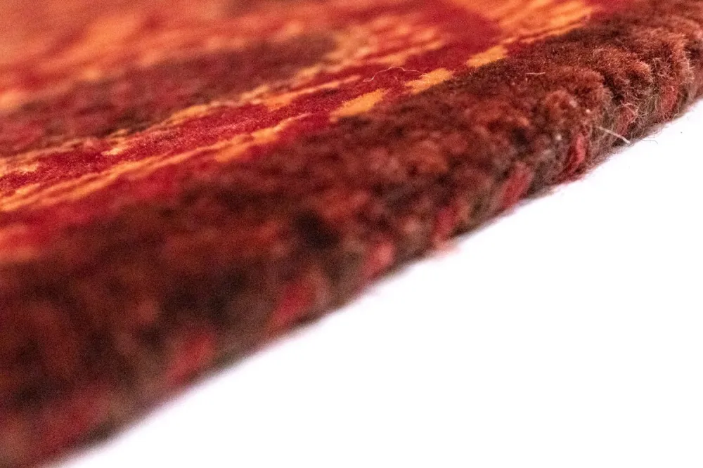 Gabbeh Teppich - Loribaft Indus 242 x 172 cm - rot