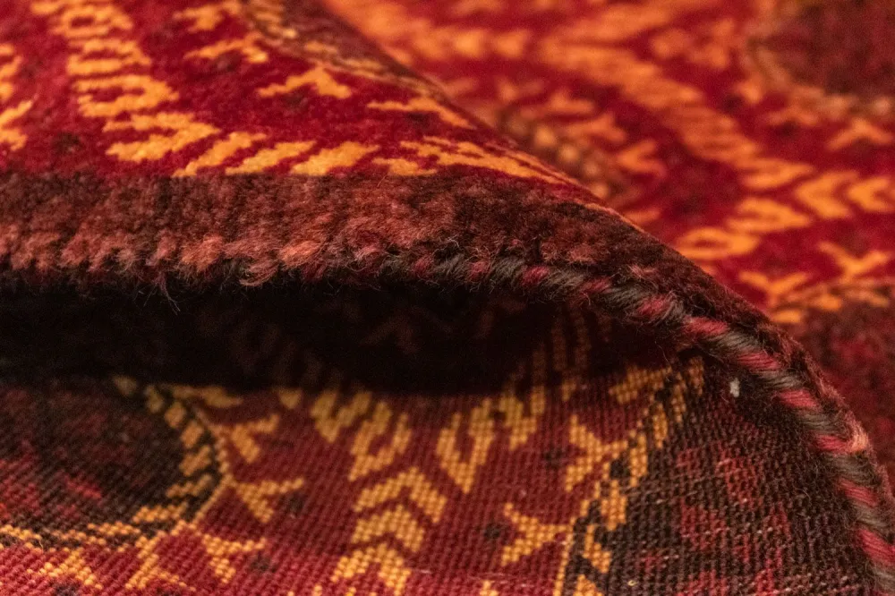 Gabbeh Teppich - Loribaft Indus 242 x 172 cm - rot