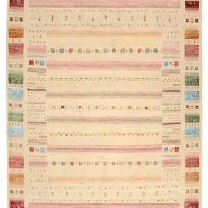 Gabbeh Teppich - Loribaft Indus - 246 x 171 cm - mehrfarbig