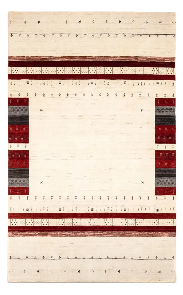 Gabbeh Teppich - Loribaft Indus 298 x 200 cm - beige