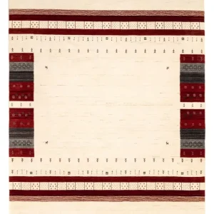 Gabbeh Teppich - Loribaft Indus 298 x 201 cm - beige
