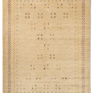Gabbeh Teppich - Loribaft Indus 400 x 300 cm - beige