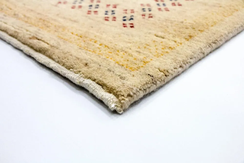 Gabbeh Teppich - Loribaft Indus 400 x 300 cm - beige