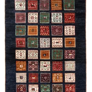 Gabbeh Teppich - Loribaft Perser - 120 x 87 cm - mehrfarbig