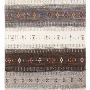 Gabbeh Teppich - Loribaft Perser - 124 x 82 cm - mehrfarbig