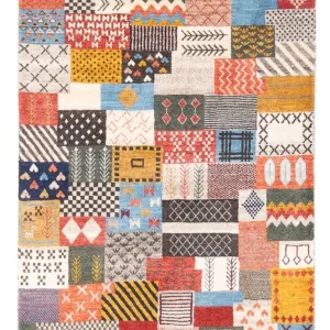 Gabbeh Teppich - Loribaft Perser - 125 x 82 cm - mehrfarbig