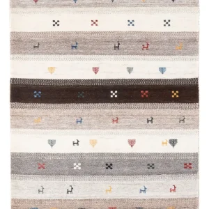 Gabbeh Teppich - Loribaft Perser - 130 x 85 cm - mehrfarbig
