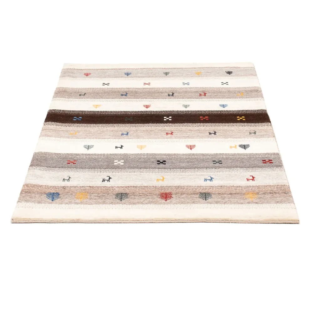Gabbeh Teppich - Loribaft Perser - 130 x 85 cm - mehrfarbig