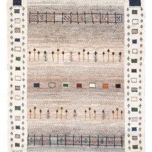 Gabbeh Teppich - Loribaft Perser - 134 x 86 cm - mehrfarbig