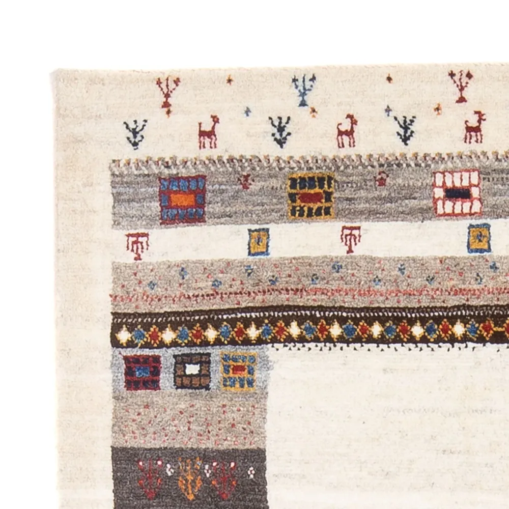 Gabbeh Teppich - Loribaft Perser - 136 x 85 cm - mehrfarbig