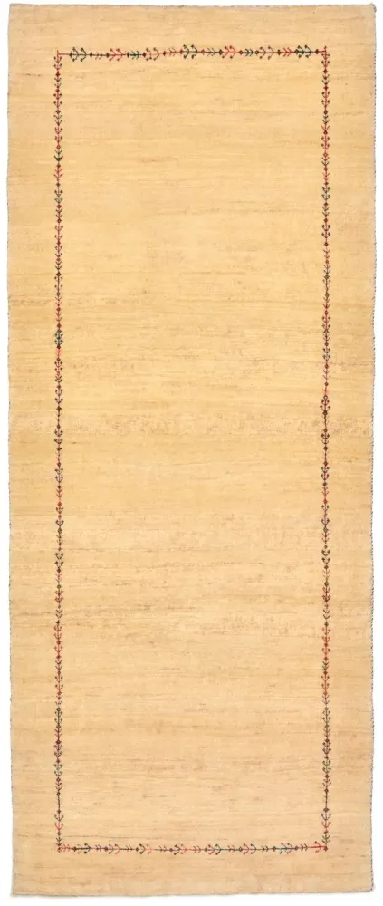 Gabbeh Teppich - Loribaft Perser 199 x 79 cm - natur