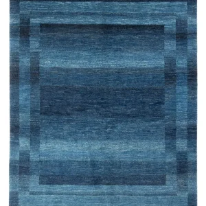 Gabbeh Teppich - Loribaft Perser - 225 x 186 cm - seeblau