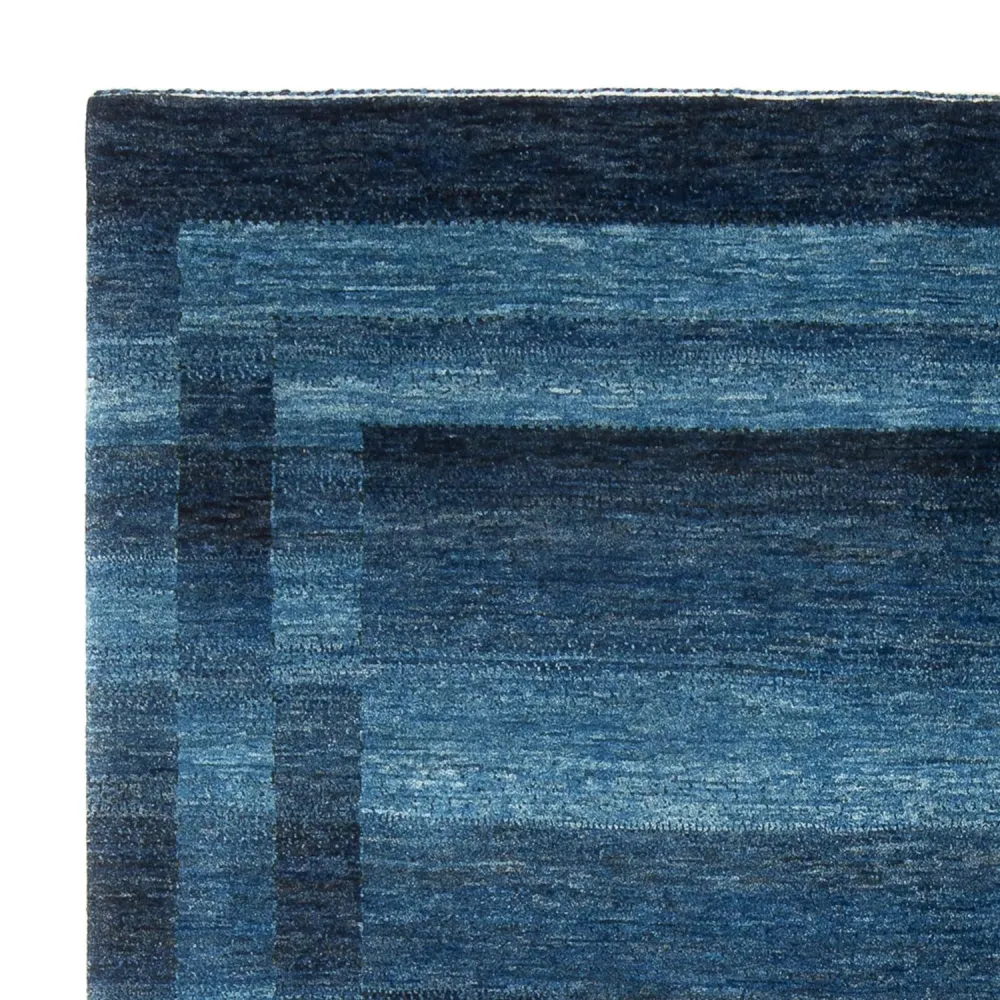 Gabbeh Teppich - Loribaft Perser - 225 x 186 cm - seeblau