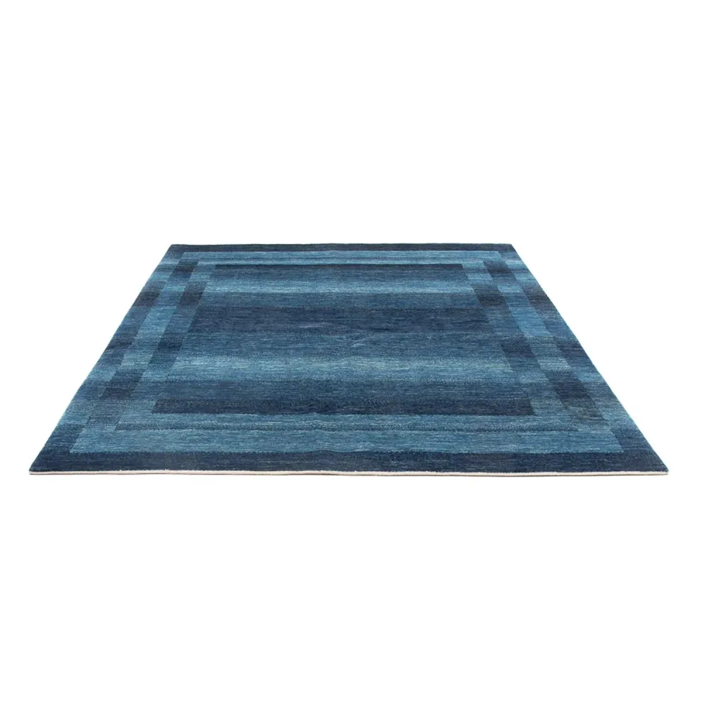 Gabbeh Teppich - Loribaft Perser - 225 x 186 cm - seeblau