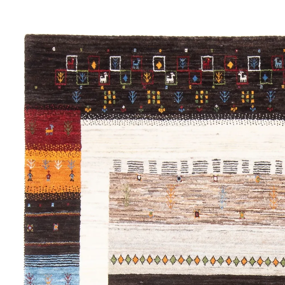 Gabbeh Teppich - Loribaft Perser - 248 x 175 cm - mehrfarbig