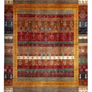 Gabbeh Teppich - Loribaft Perser - 250 x 173 cm - mehrfarbig
