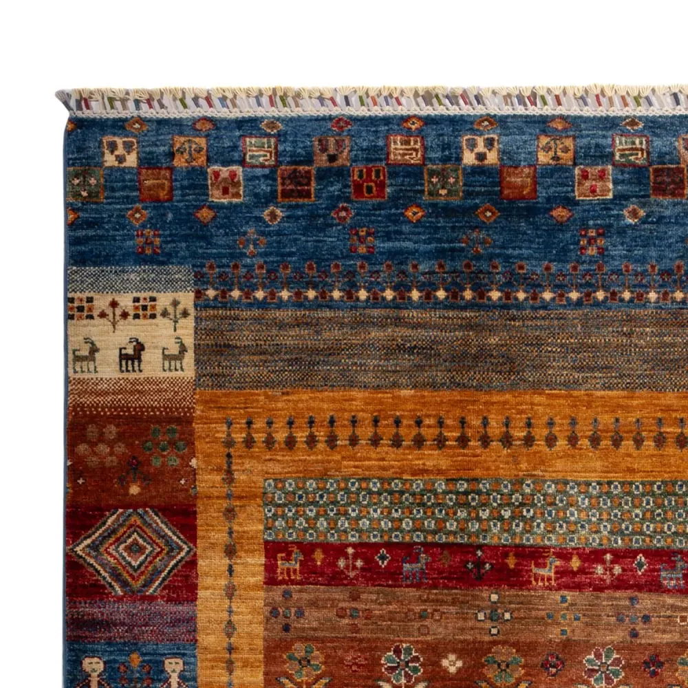 Gabbeh Teppich - Loribaft Perser - 250 x 173 cm - mehrfarbig