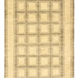 Gabbeh Teppich - Loribaft Perser - 277 x 199 cm - hellbeige