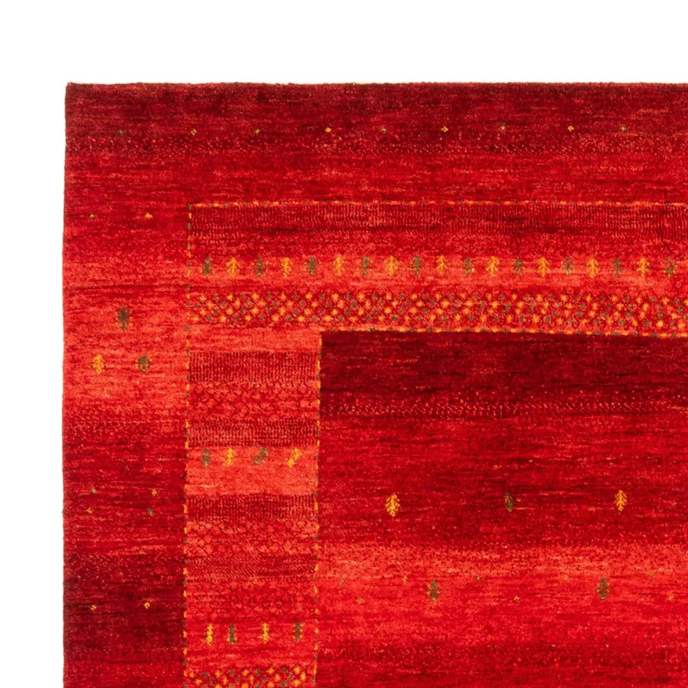 Gabbeh Teppich - Loribaft Perser - 277 x 220 cm - rot