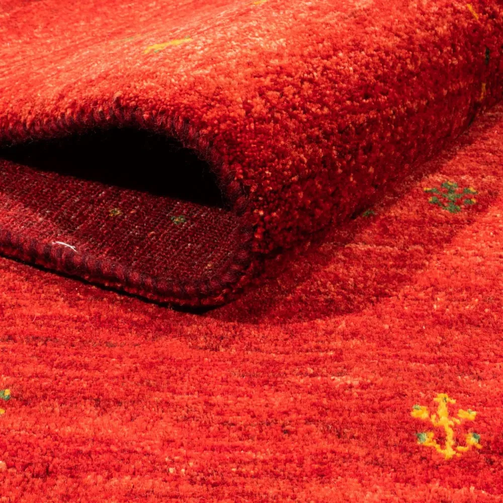 Gabbeh Teppich - Loribaft Perser - 277 x 220 cm - rot