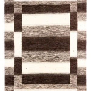 Gabbeh Teppich - Loribaft Perser - 297 x 221 cm - grau