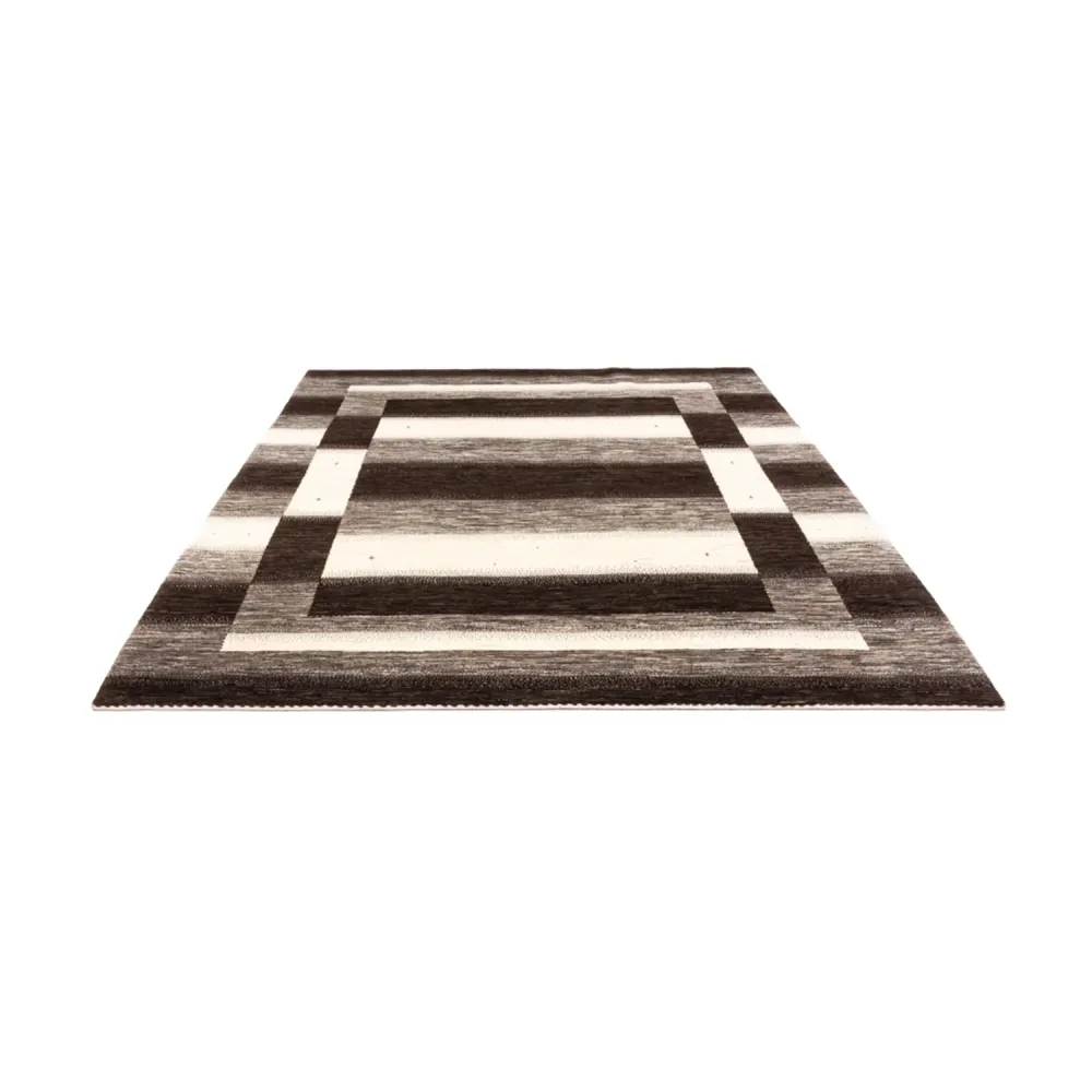 Gabbeh Teppich - Loribaft Perser - 297 x 221 cm - grau