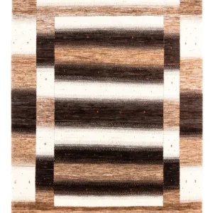 Gabbeh Teppich - Loribaft Perser - 298 x 215 cm - grau