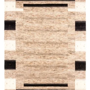 Gabbeh Teppich - Loribaft Perser - 300 x 210 cm - grau