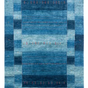 Gabbeh Teppich - Loribaft Perser - 302 x 195 cm - blau