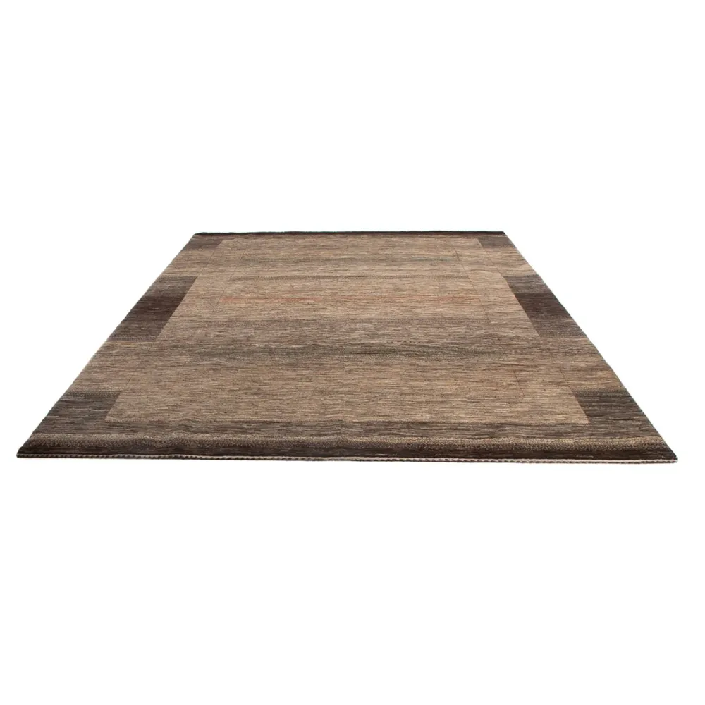 Gabbeh Teppich - Loribaft Perser - 307 x 228 cm - dunkelbeige