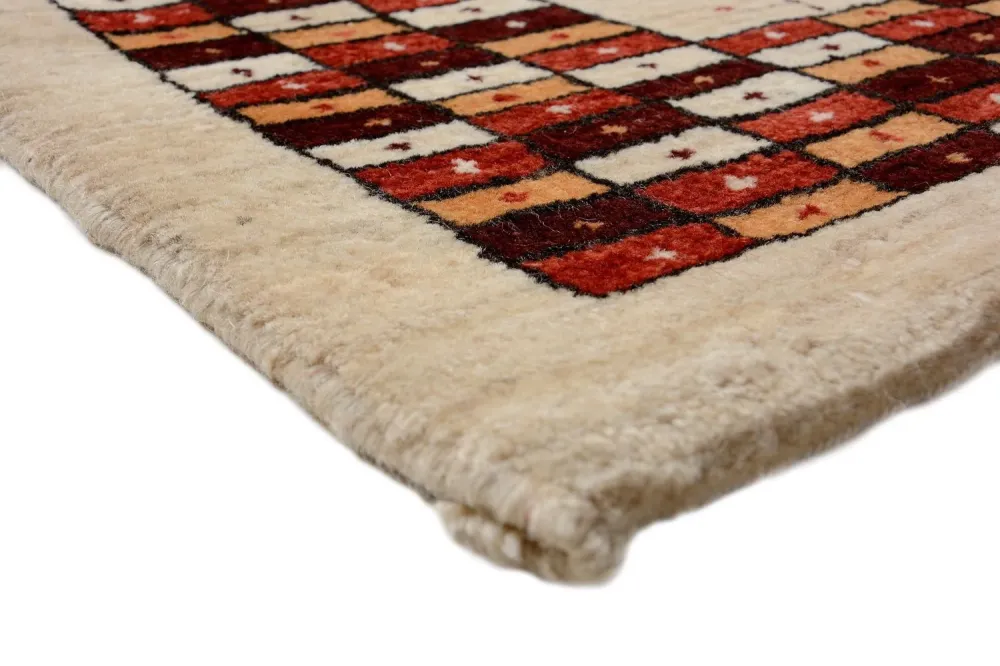 Gabbeh Teppich - Loribaft Perser 391 x 88 cm - mehrfarbig